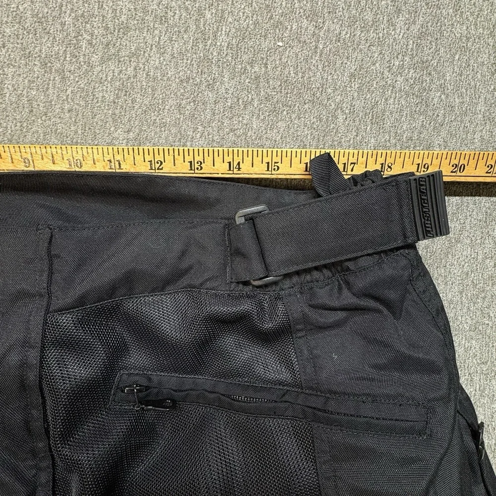 FirstGear Hypertex Black Waterproof Breathable Motorcycle Riding Pants Men's 38T